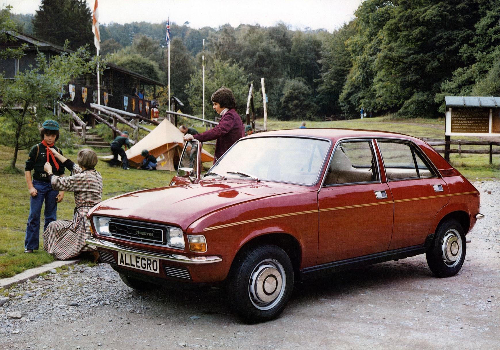 What was the weirdest feature of the Austin Allegro?